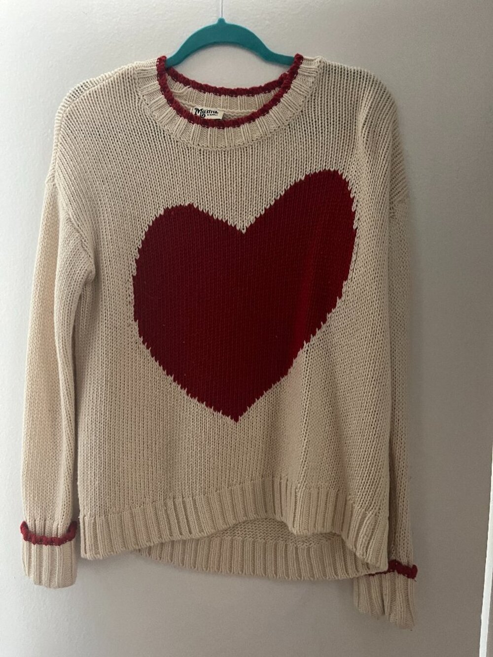 Show Me Your Mumu Heart Sweater